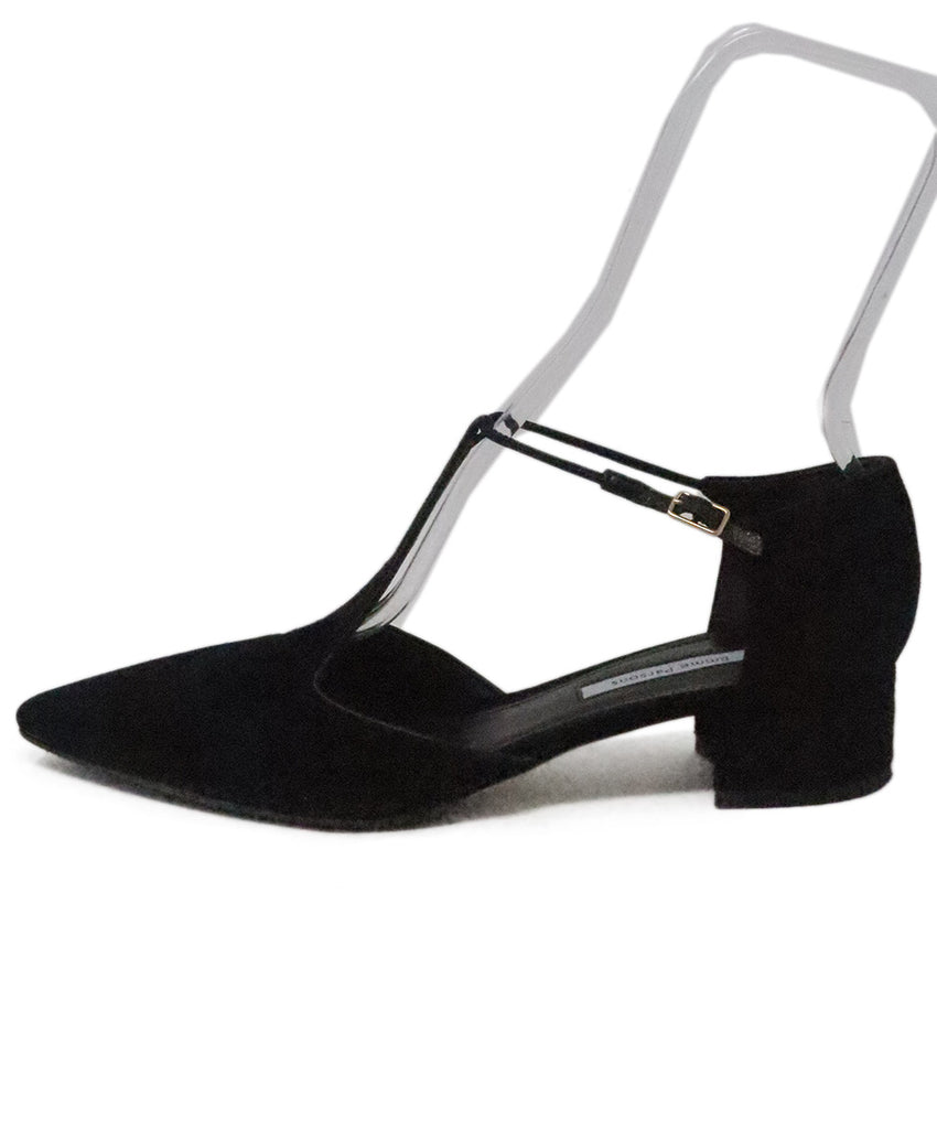 Emme Parsons Black Suede Flats 1