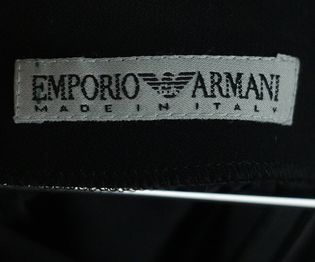 Emporio Armani Black Sequin Pants 2