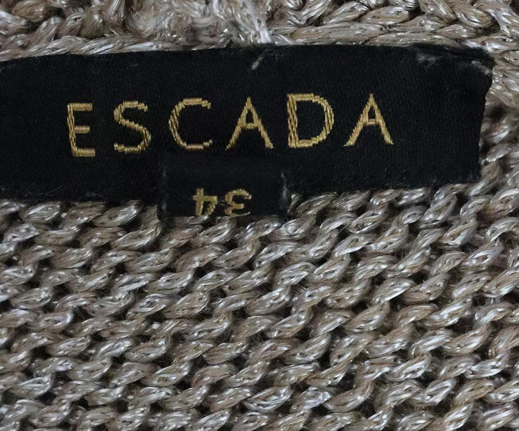 Escada Beige Knit Sweater sz 6 - Michael's Consignment NYC