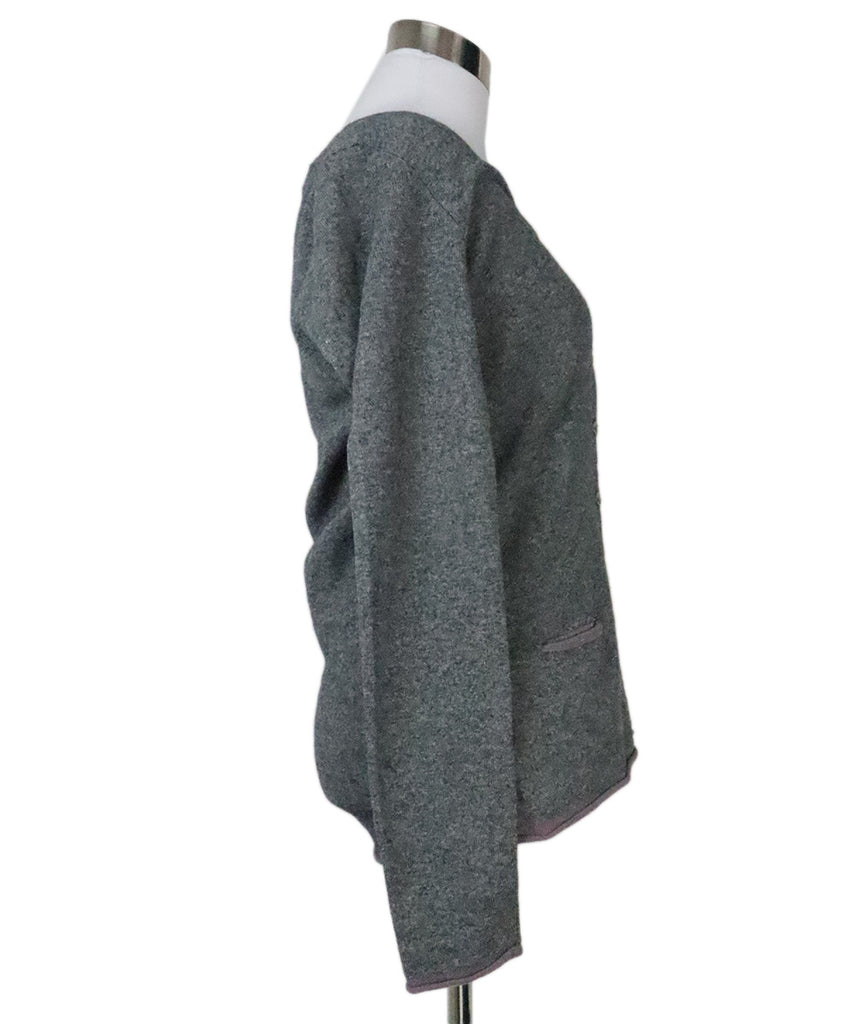 Escada Grey Cardigan 1