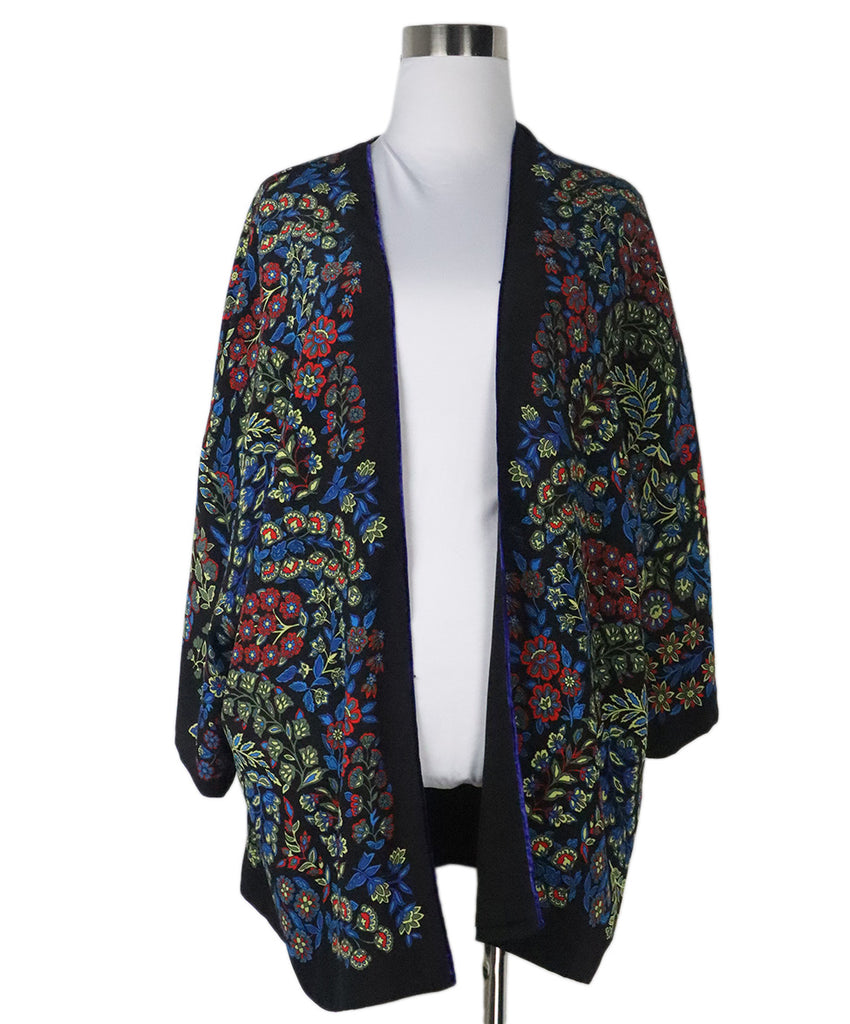 Etro Floral Silk Cardigan 