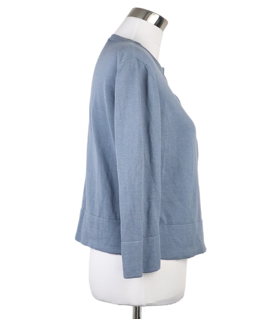 Fabiana Filippi Blue Cotton Sweater 1