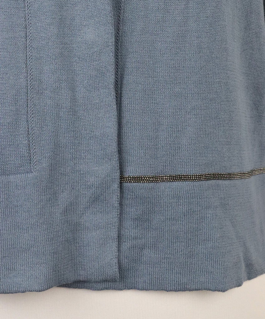 Fabiana Filippi Blue Cotton Sweater 5