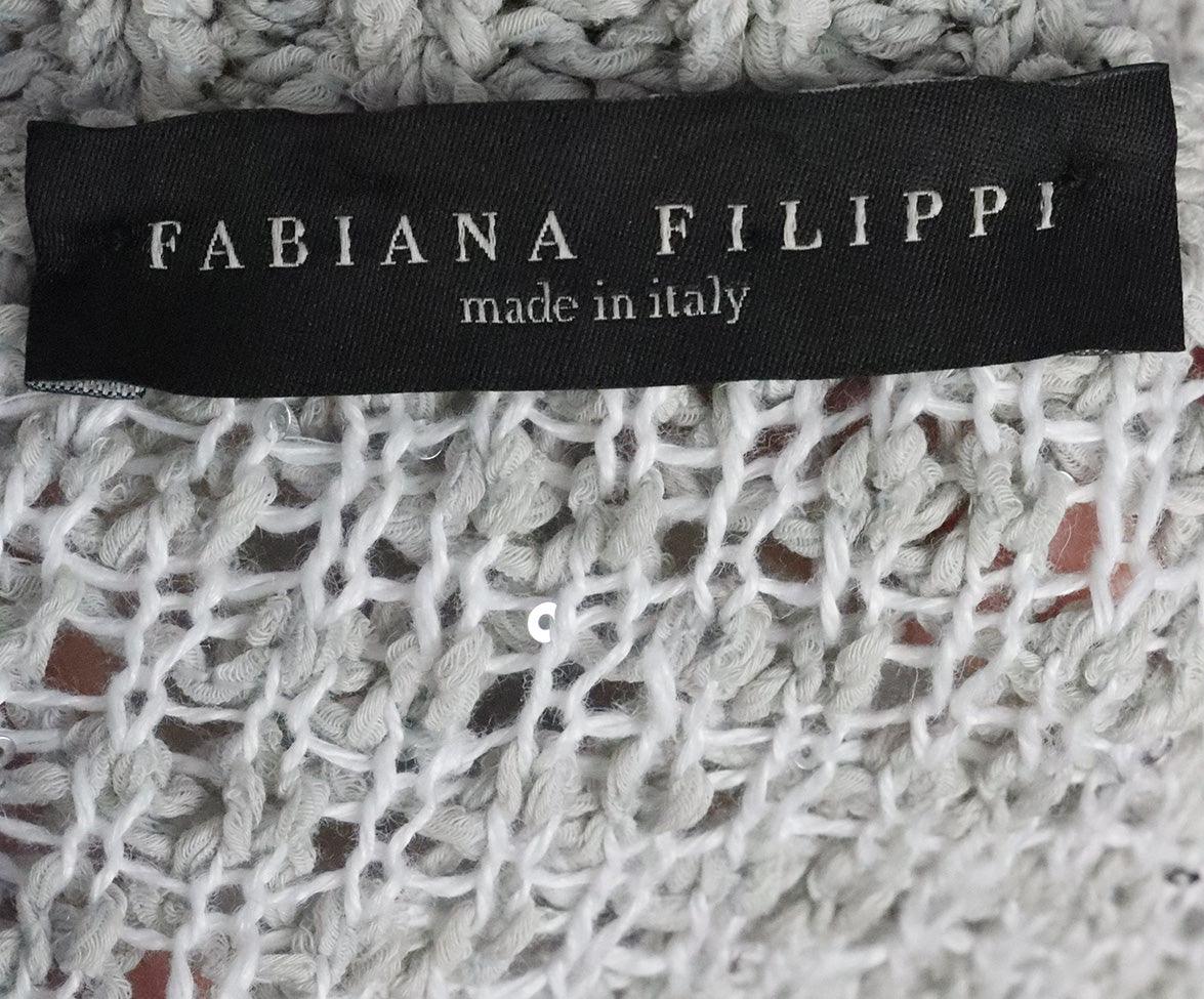 Fabiana Filippi seamless cashmere jumper - Grey