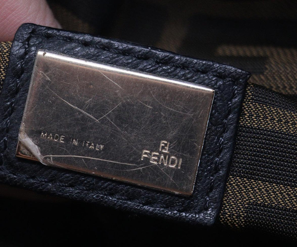 Fendi Black Leather Spy Bag 7