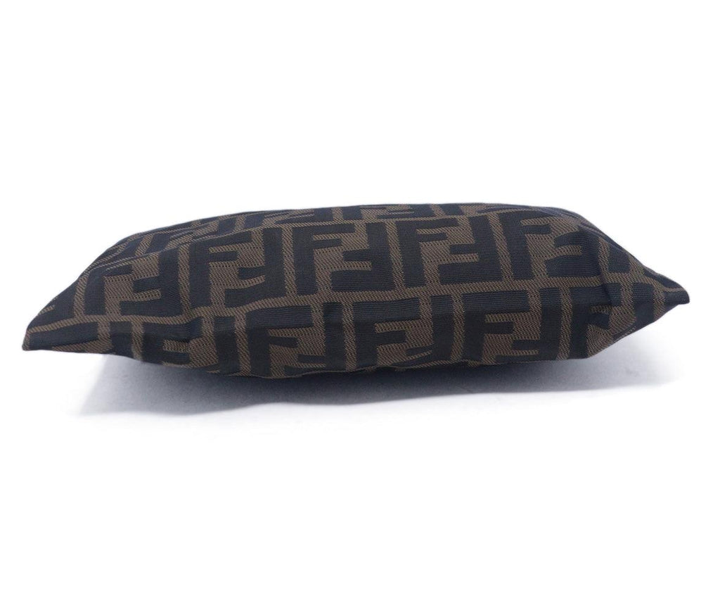 Fendi Black & Brown Logo Cosmetic Bag 3