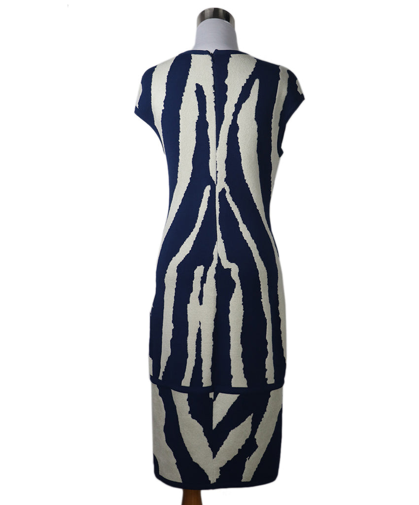 Fendi Blue & White Spandex Dress 2