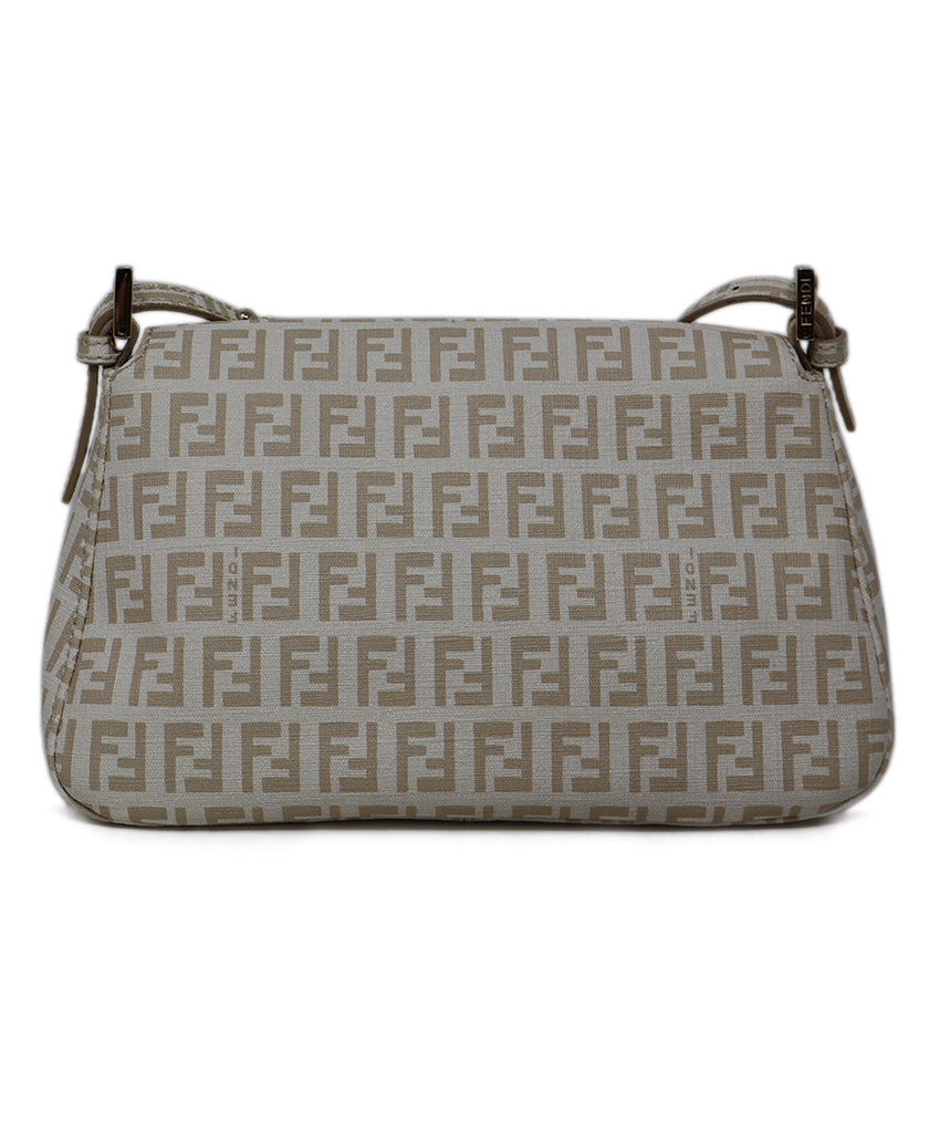 Fendi Neutral Monogram Print Shoulder Bag 2