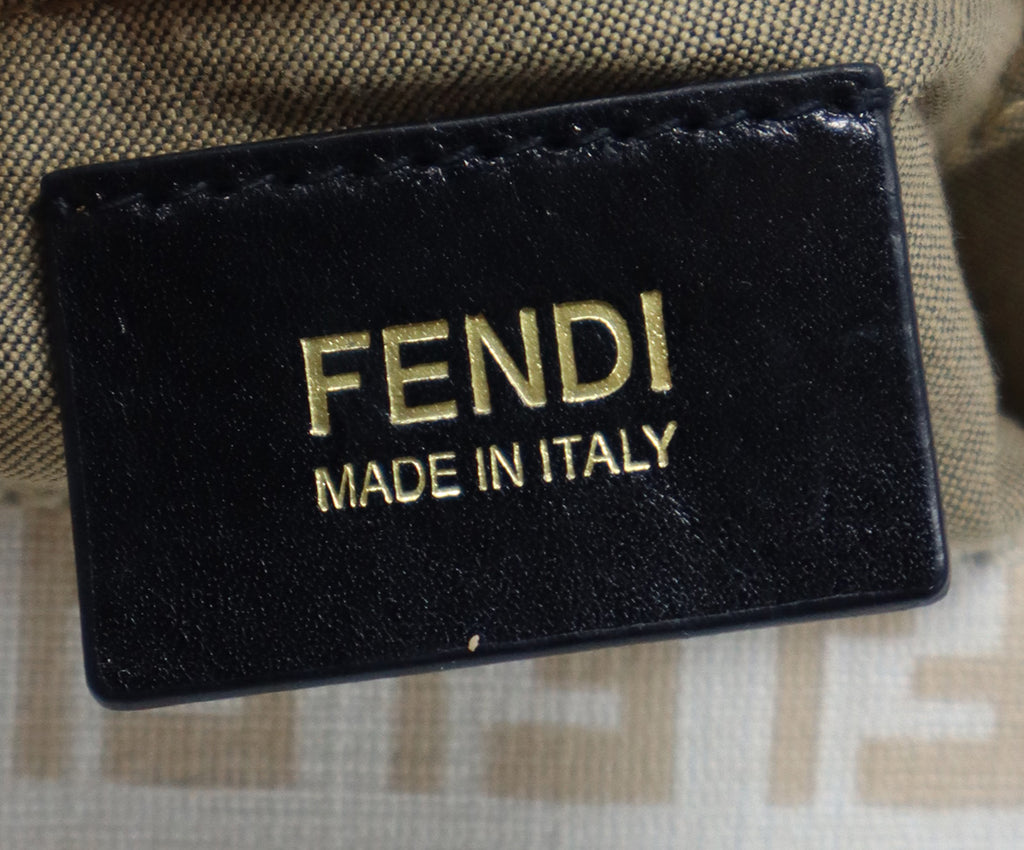 Fendi Neutral Monogram Print Shoulder Bag 8