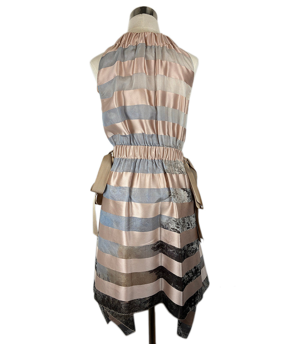 grey fendi dress Fendi - Girls Grey Knitted FF Monogram Dress