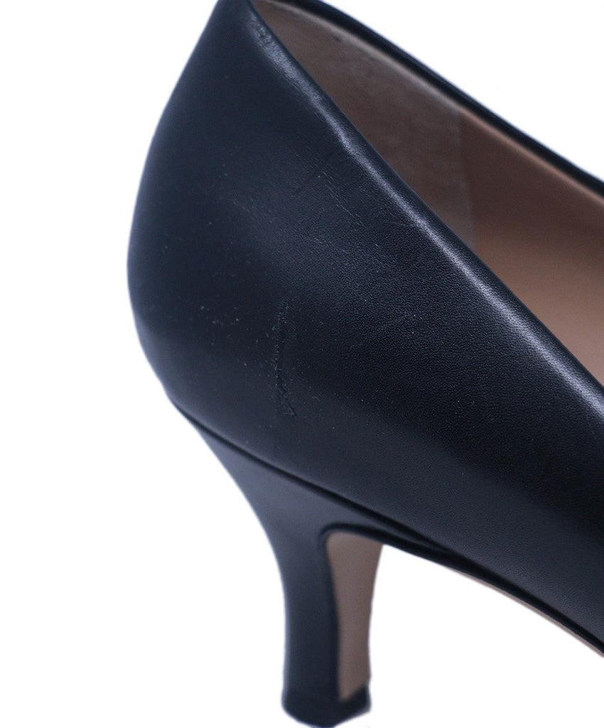 Ferragamo Black Leather Heels 5