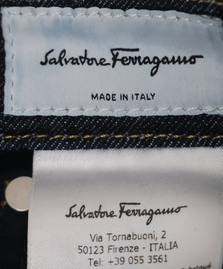 Ferragamo Blue Denim Pants 2