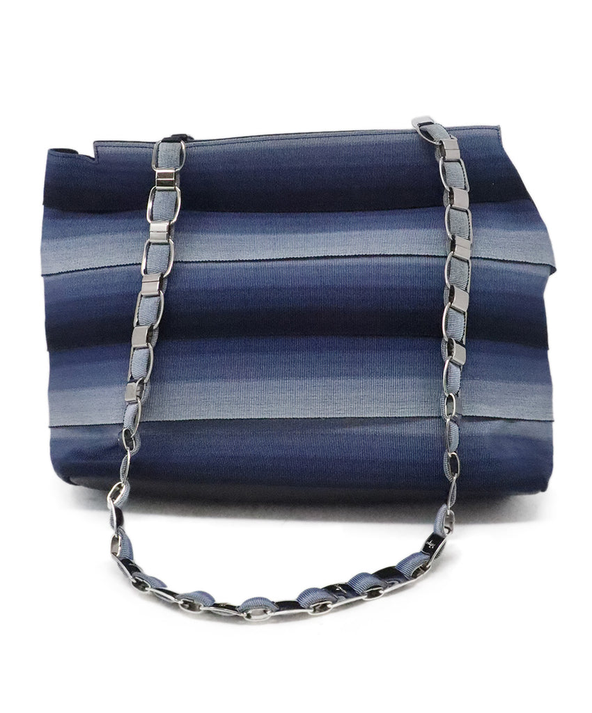 Ferragamo Blue Grosgrain Shoulder Bag 2