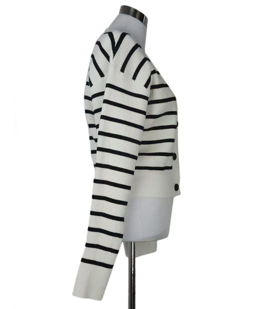 Frame B&W Striped Cardigan 1