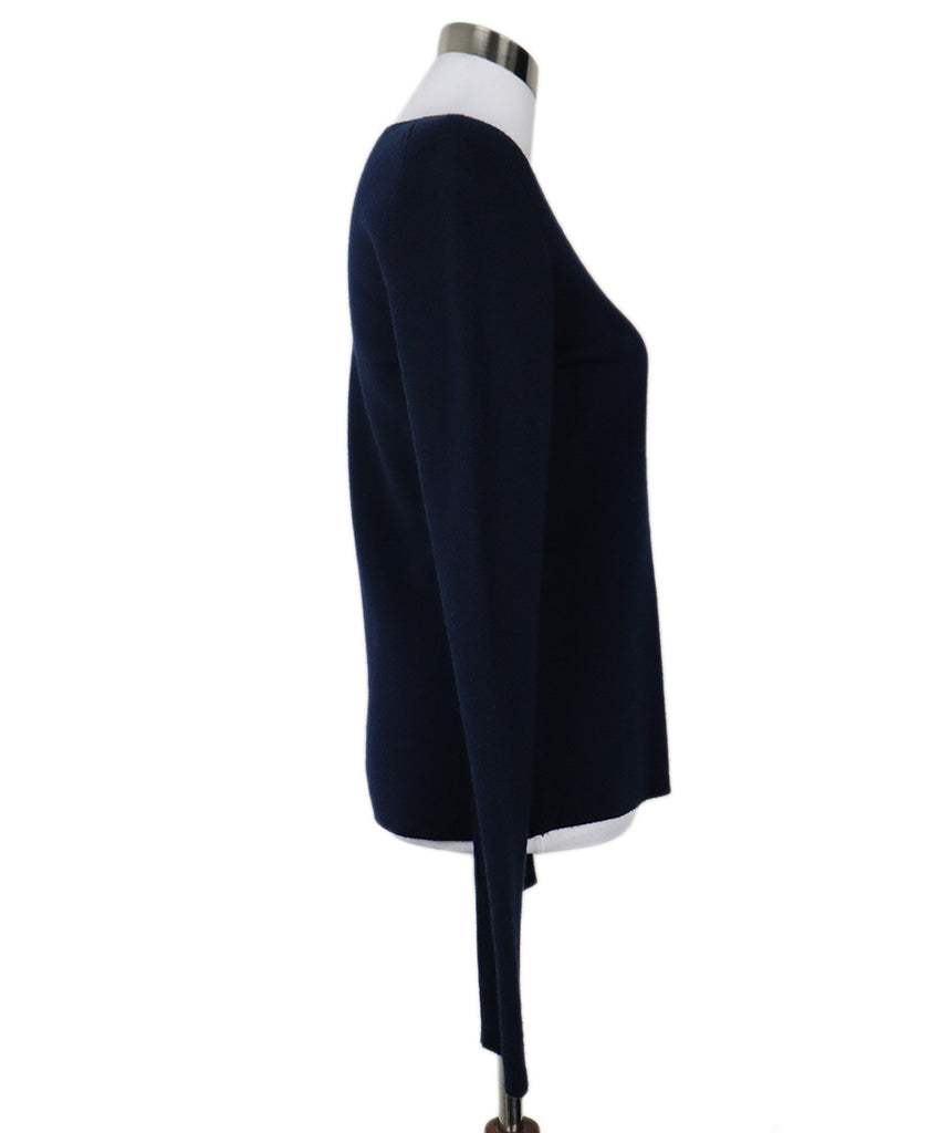 Gabriela Hearst Navy Cashmere Skirt Set 4