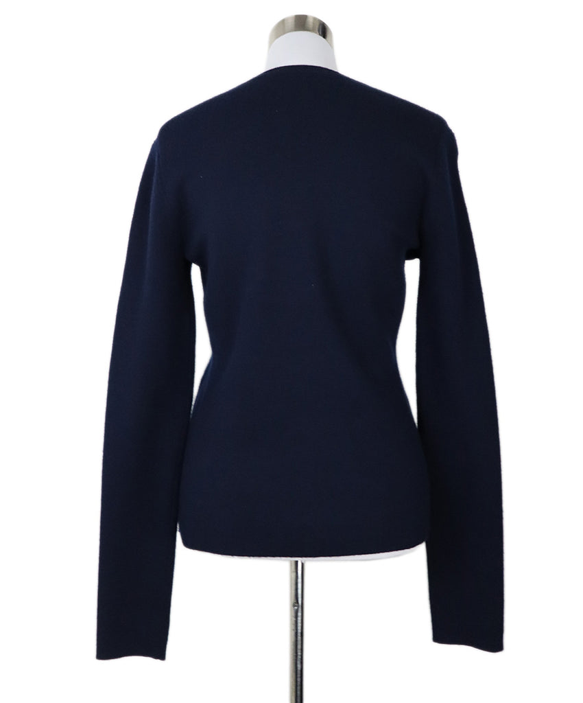 Gabriela Hearst Navy Cashmere Skirt Set 5