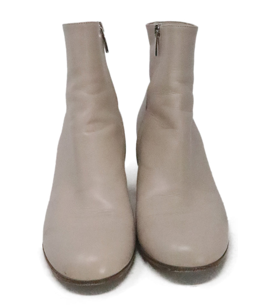 Gianvito Rossi Beige Leather Booties 3