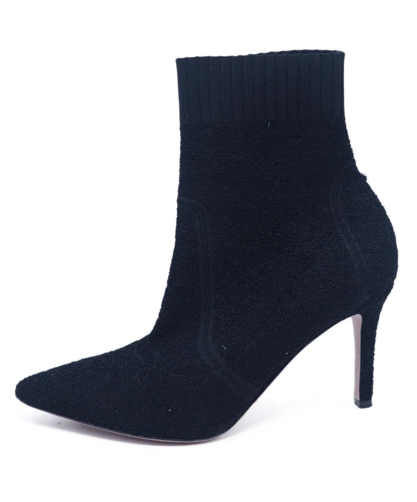 Gianvito Rossi Black Spandex Booties 1