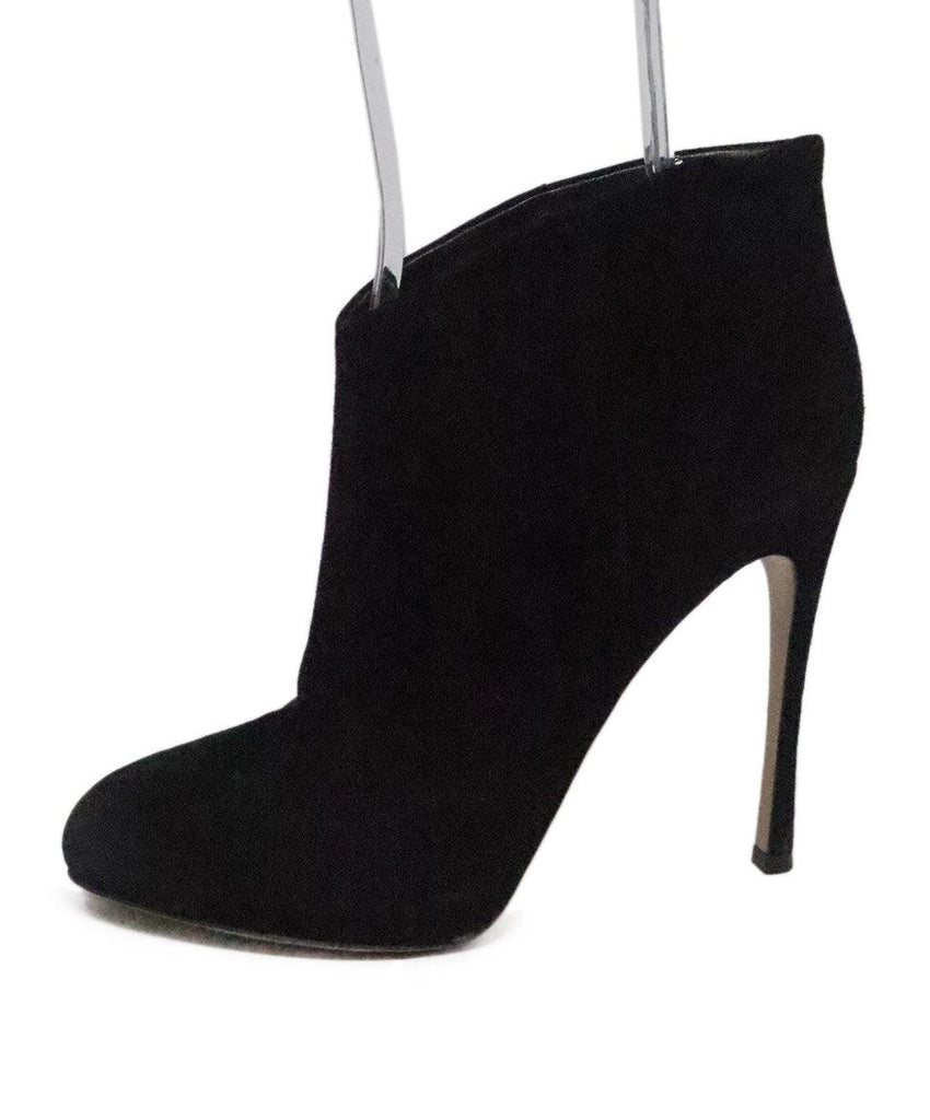 Gianvito Rossi Black Suede Booties 1