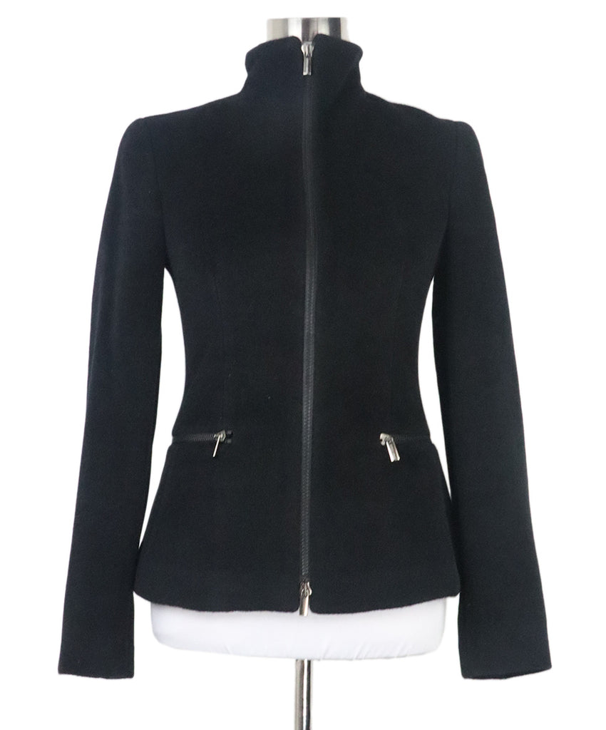 Giorgio Armani Black Fleece Jacket 