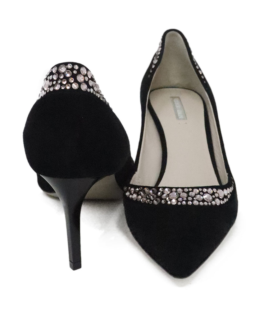 Giorgio Armani Black Suede & Crystal Trim 2