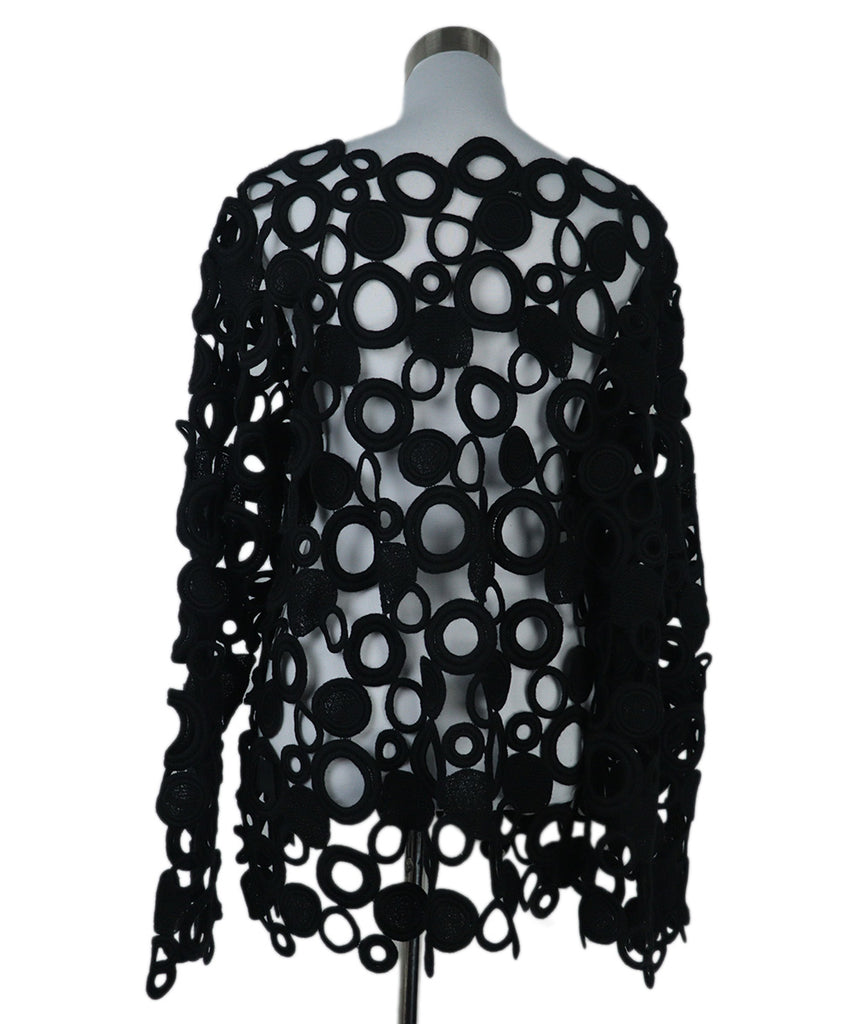 Giorgio Armani Black Circle Applique Top 2