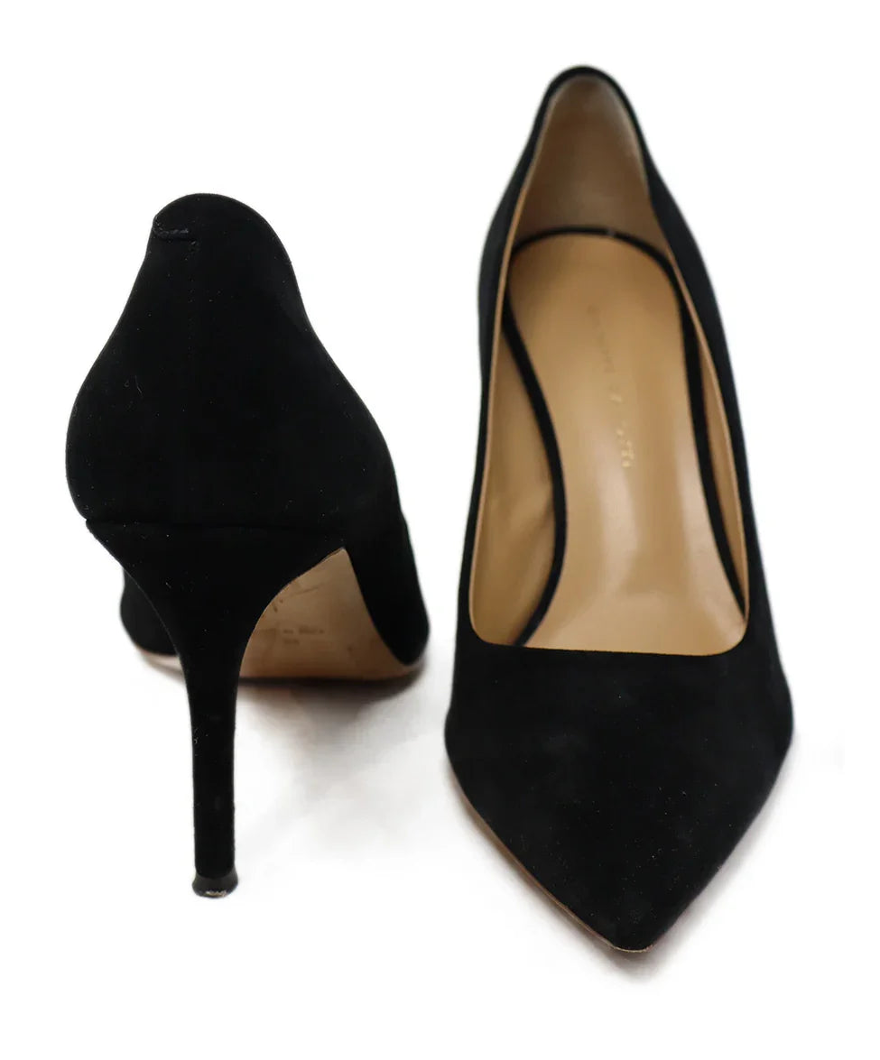 Giuseppe Zanotti Black Suede Heels sz 8 l Michael's Luxury