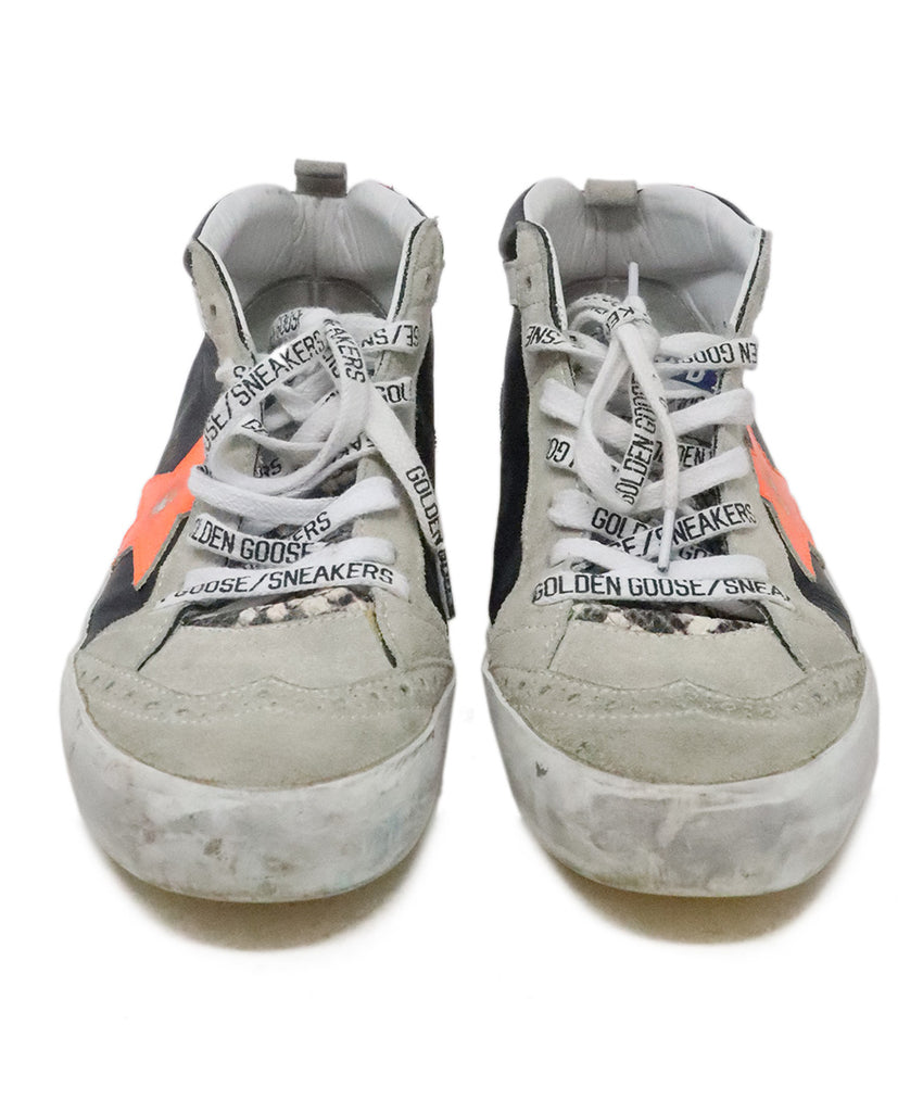 Golden Goose Grey & Black Suede Sneakers 3