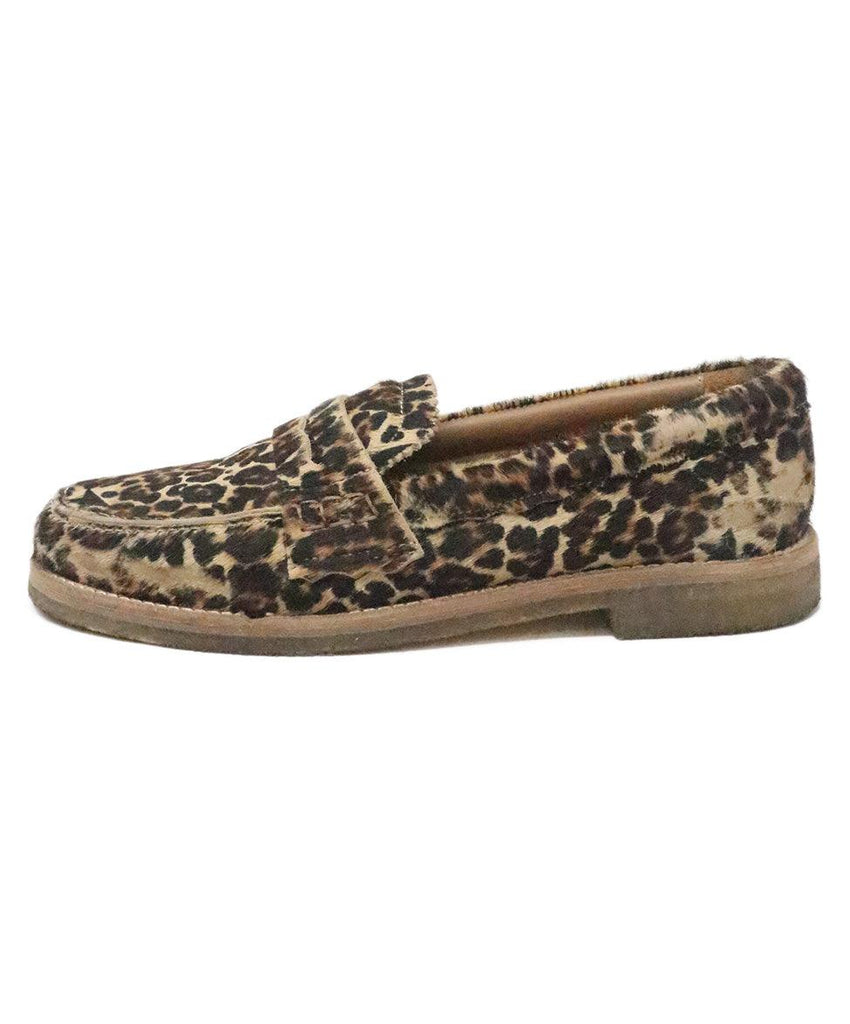 Golden Goose Leopard Print Fur Loafers 1