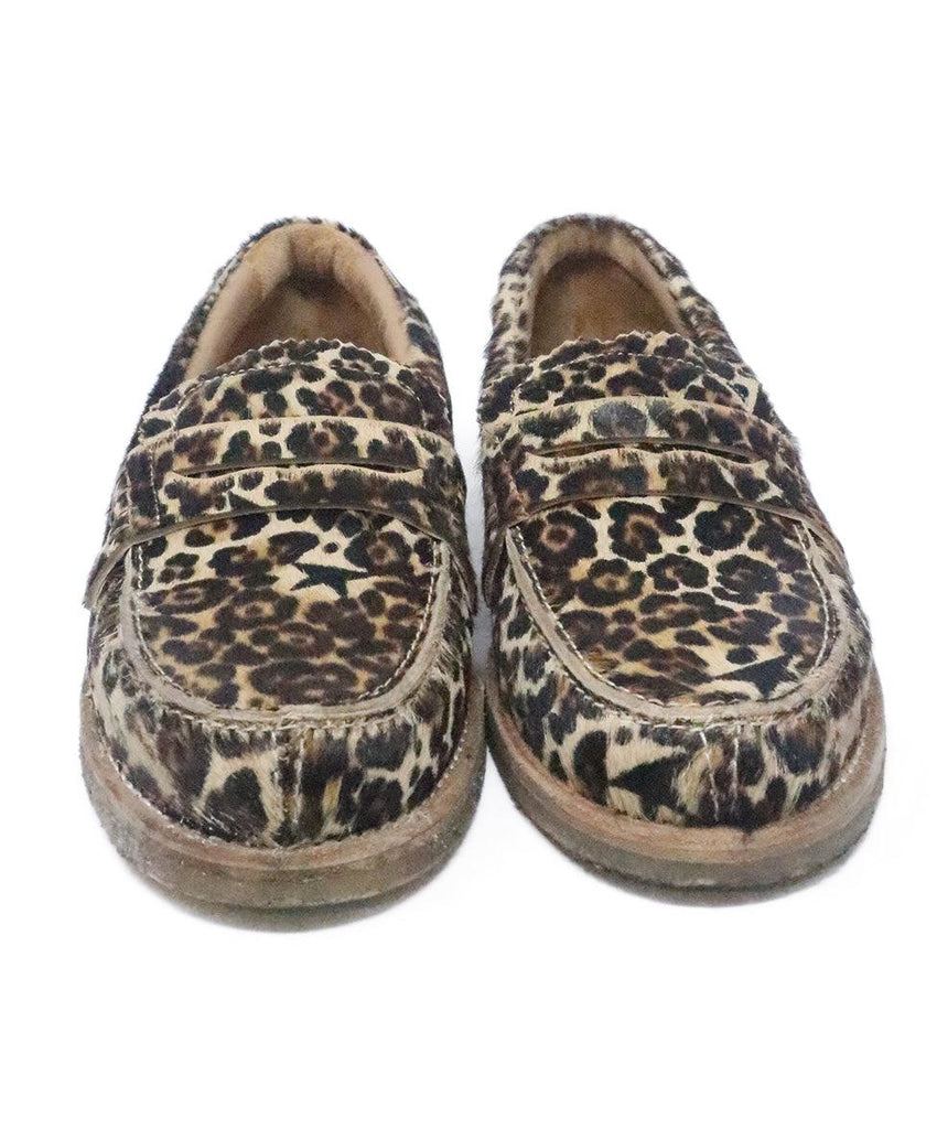 Golden Goose Leopard Print Fur Loafers 3