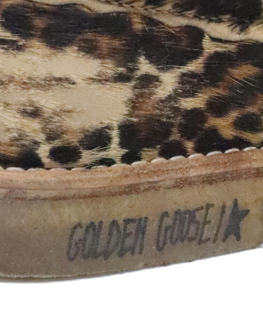 Golden Goose Leopard Print Fur Loafers 5