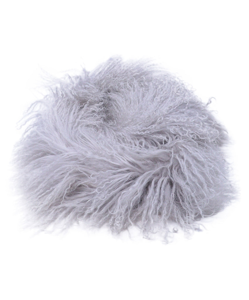 Grey Mohair Scarf 