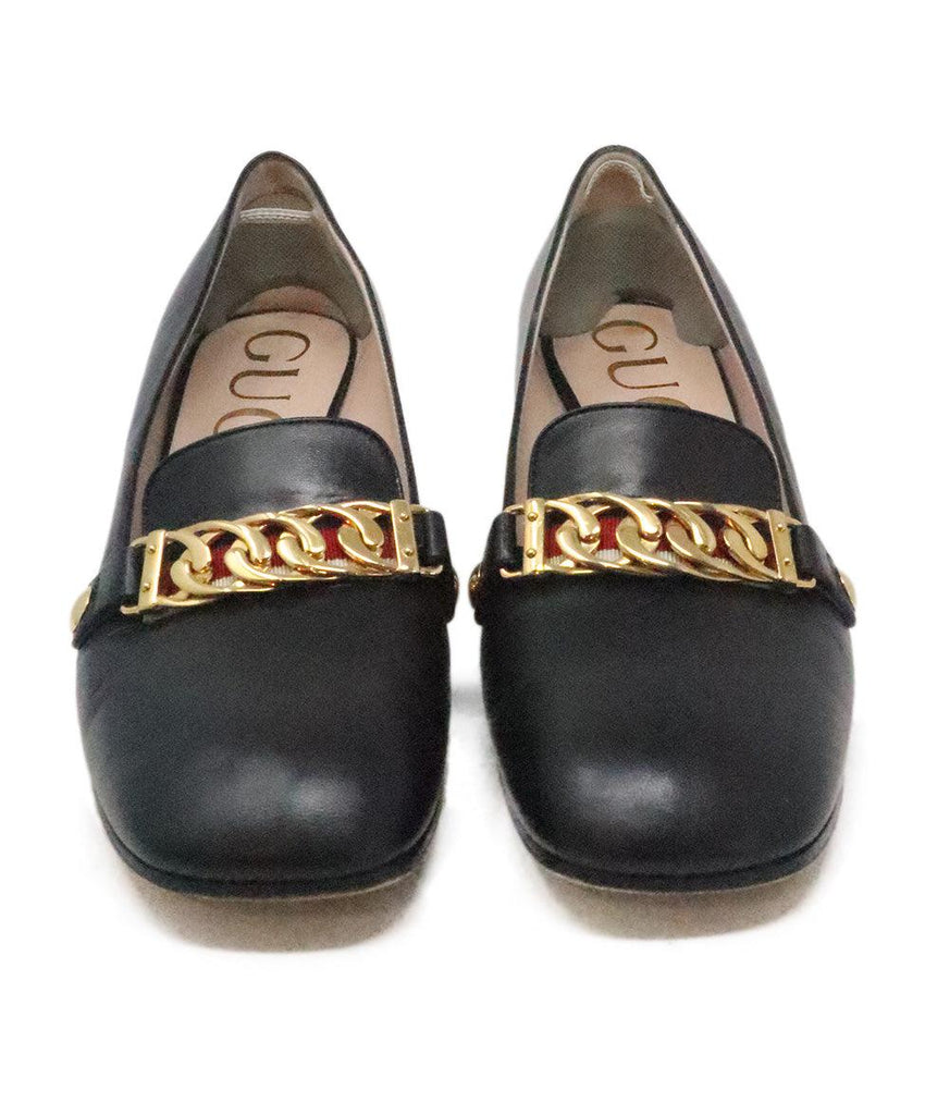 Gucci Black Leather Heels 3