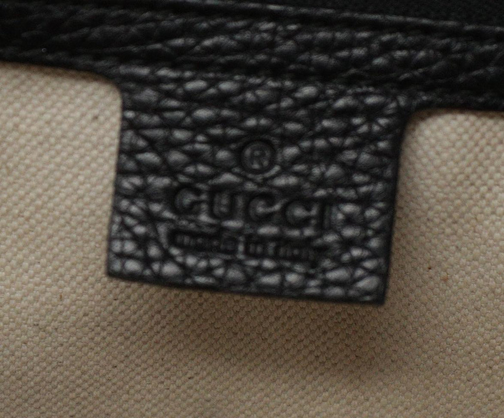 Gucci Black Leather Shoulder Bag 6