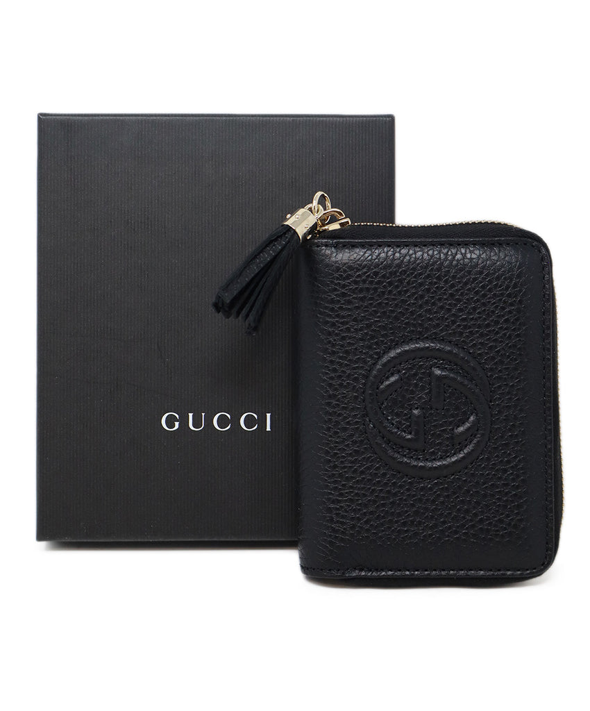 Gucci Black Leather Wallet 5