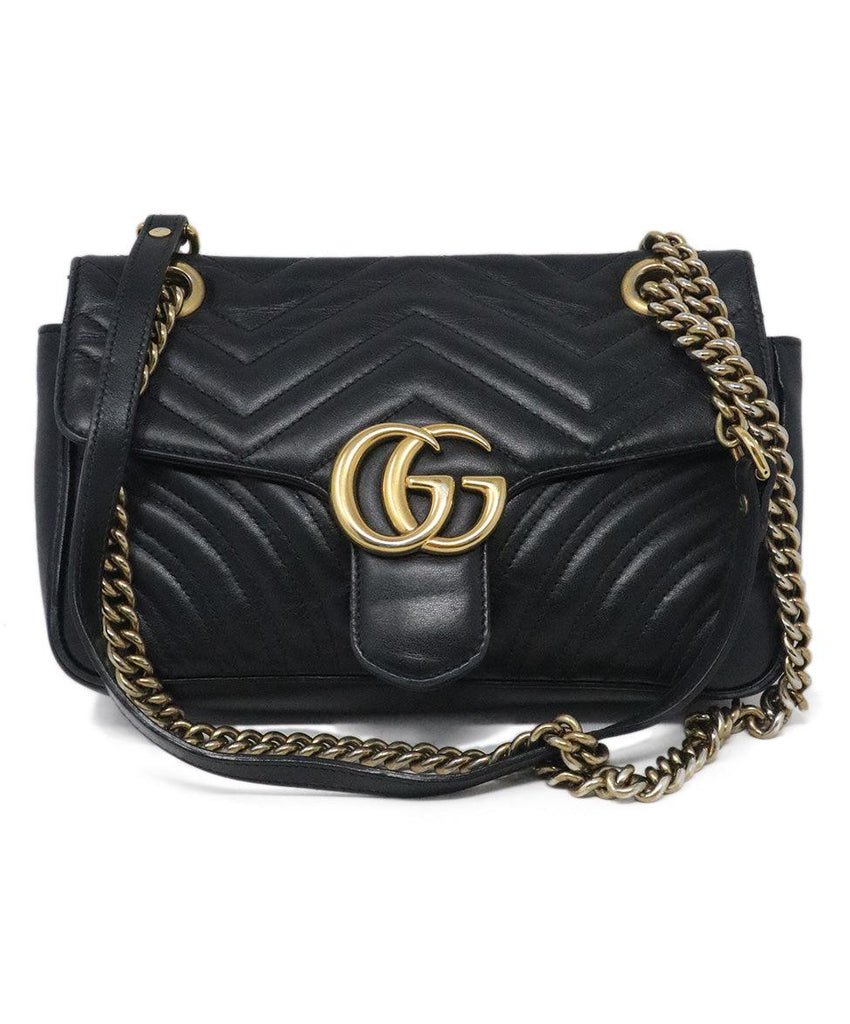 Gucci Black Quilted Leather Shoulder Bag 