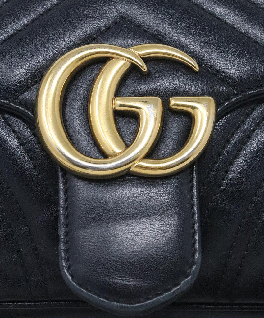 Gucci Black Quilted Leather Shoulder Bag 9