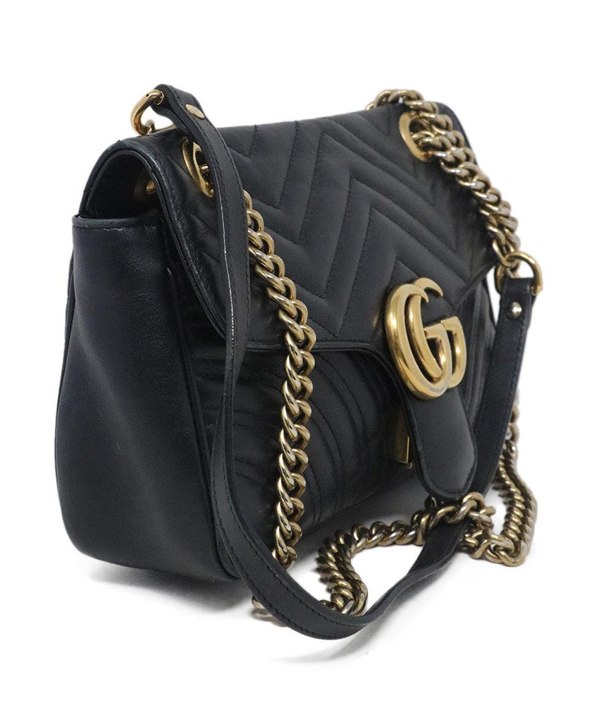 Gucci Black Quilted Leather Shoulder Bag 1