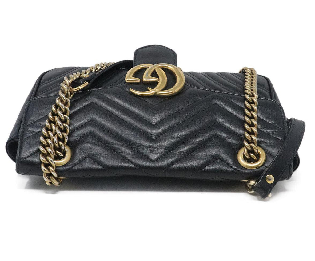 Gucci Black Quilted Leather Shoulder Bag 4