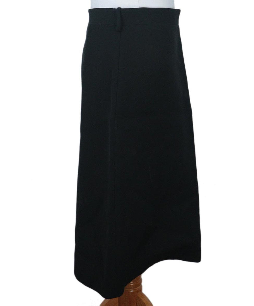 Gucci Black Wool & Silk Skirt 1