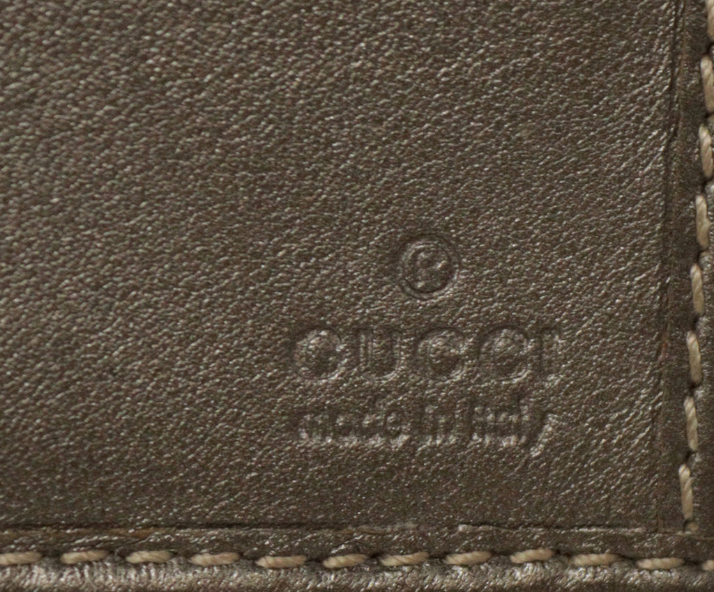 Gucci Bronze Monogram Long Wallet 6