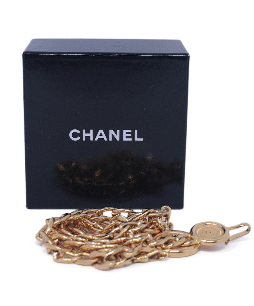 Chanel Gold Gold Coin Chain Belt 3