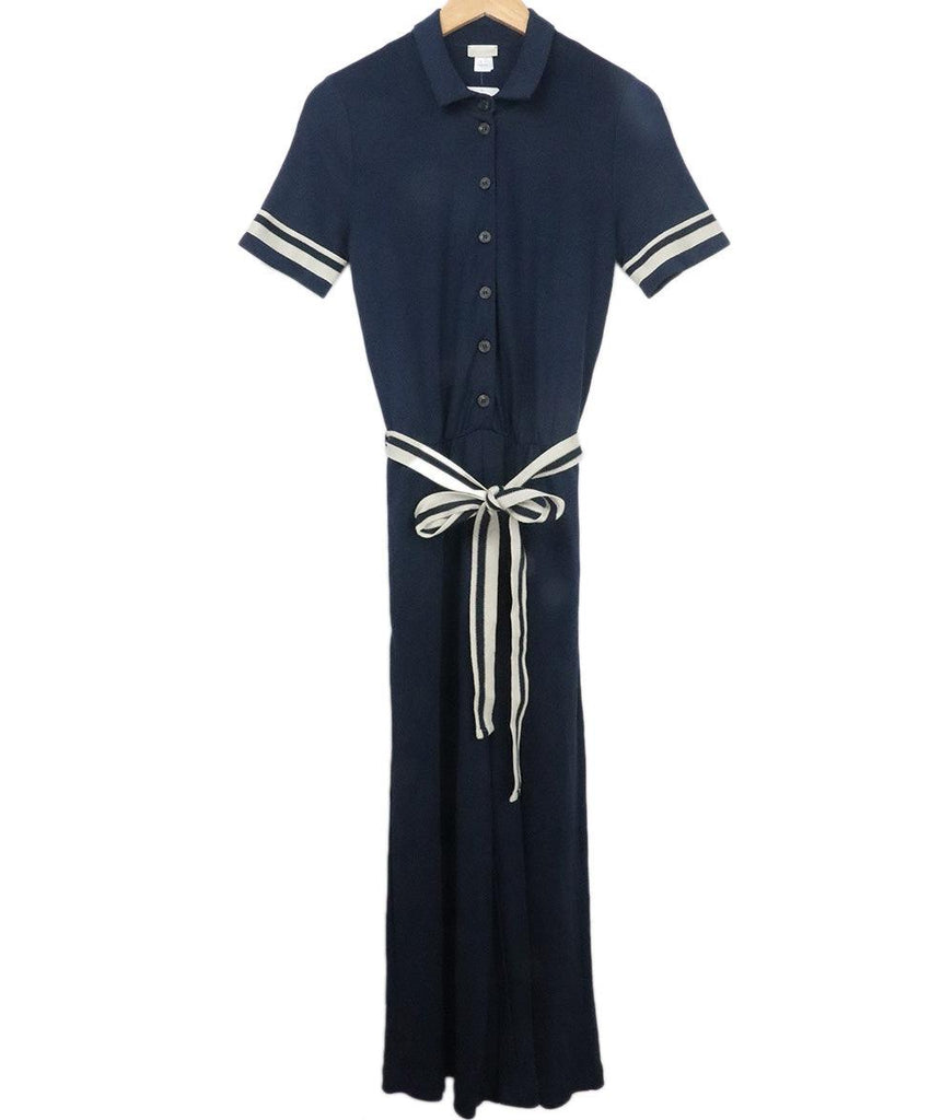 Hanro Navy & White Jumpsuit 