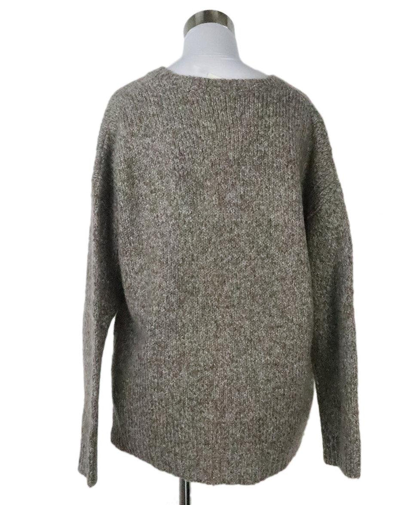 Hartford Taupe Grey Sweater 2