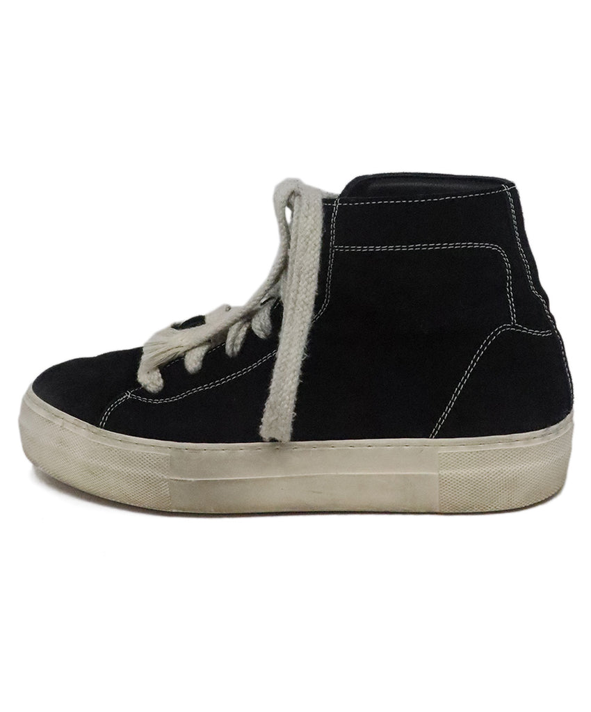 Helmut Lang Black Suede Sneakers 1