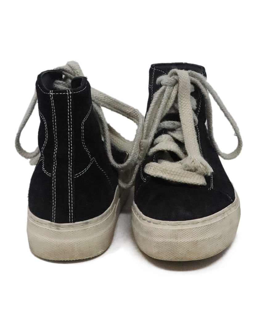 Helmut Lang Black Suede Sneakers 2