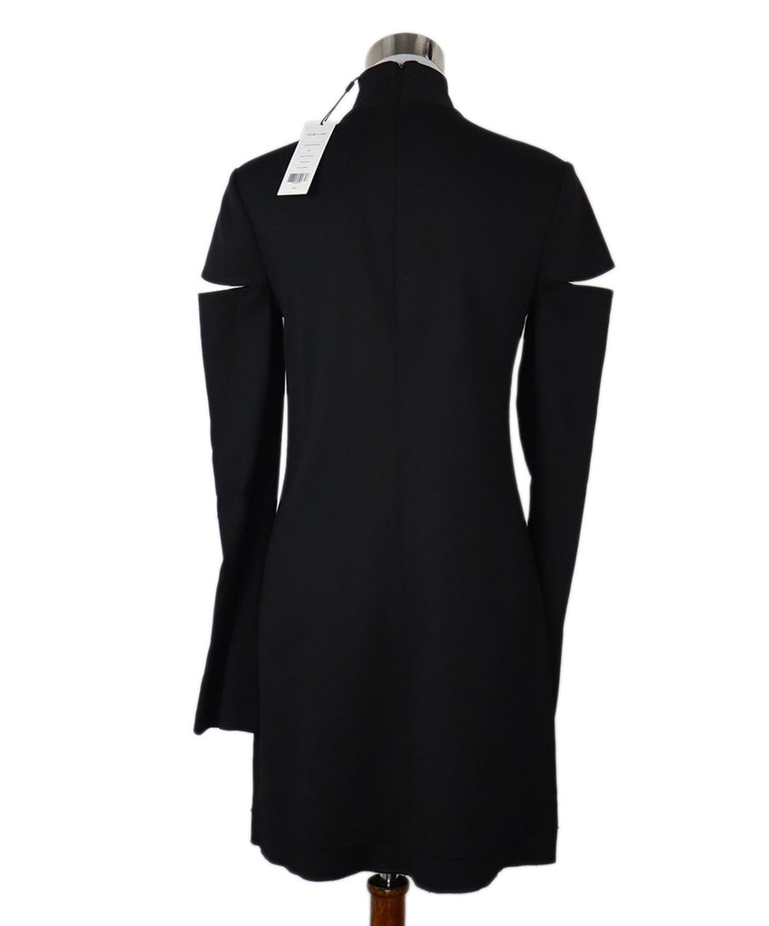 Helmut Lang Black Wool Cutouts Dress 2