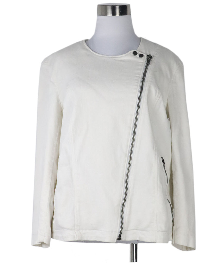 Helmut Lang White Cotton Jacket 