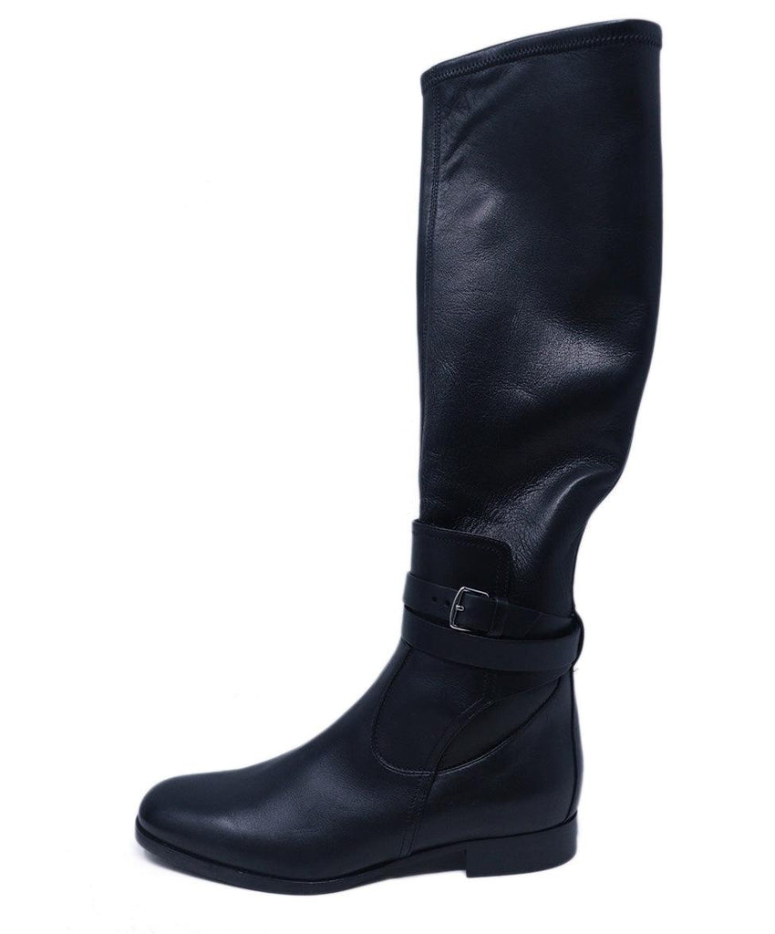 Hermes Black Leather Boots 1