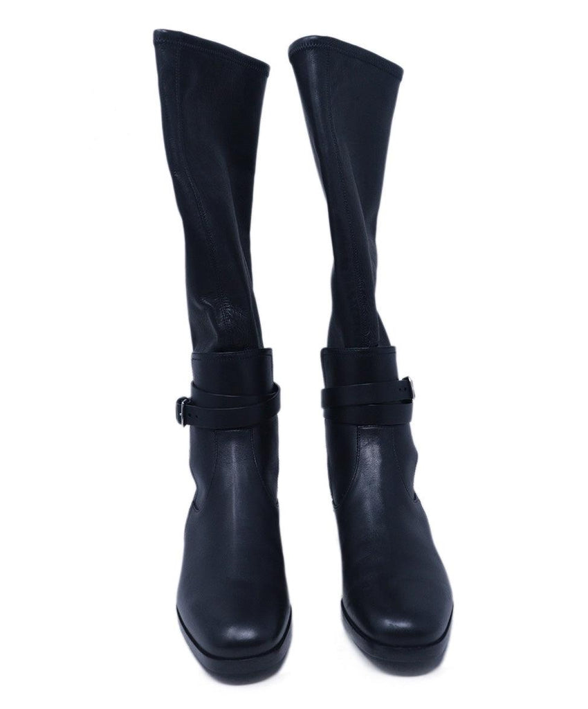 Hermes Black Leather Boots 3